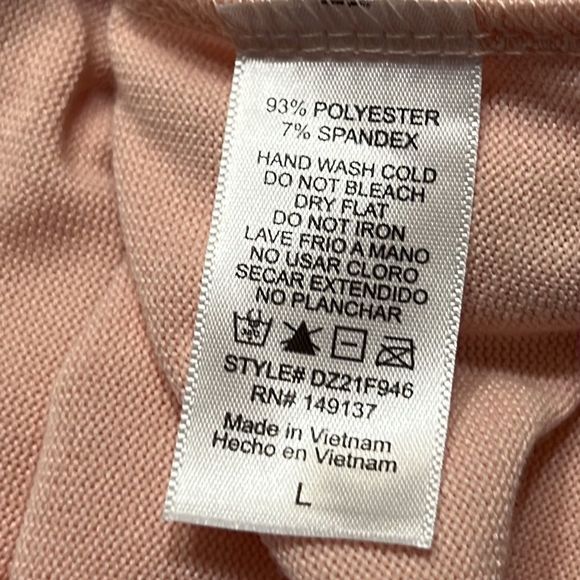 Double Zero Blush Pink Super Soft Cropped Oversize Sweatshirt Var. Sizes NWOT - Picture 4 of 8